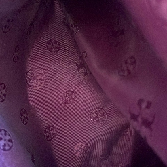 TORY BURCH EUC Burgandy tote bag. Comes with unbranded dust bag. - Picture 3 of 16